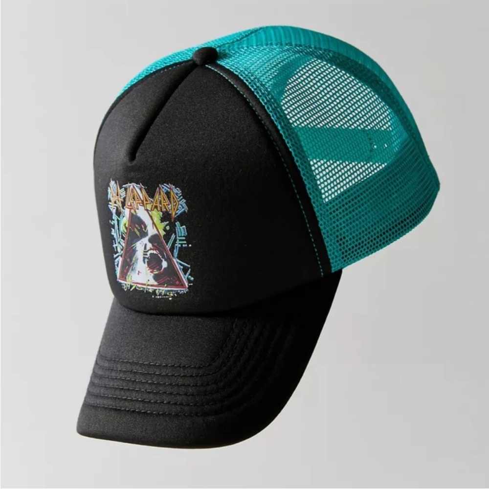 Retro Band Trucker Hat - Def Leppard - Hysteria Album Cover